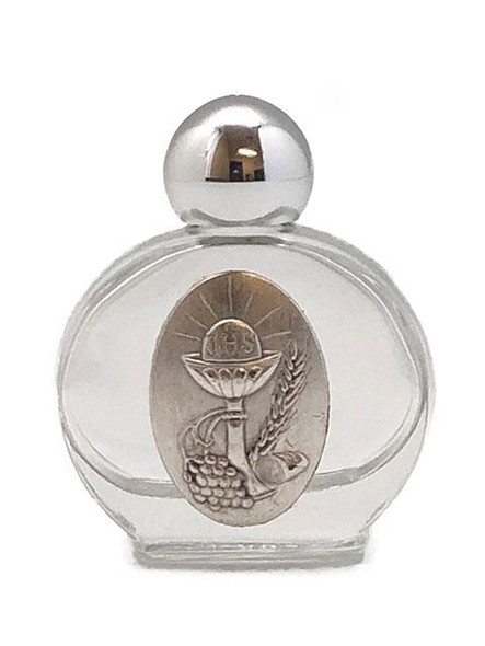 Glass Holy Water Bottle 12mL: Communion (GE8CO)