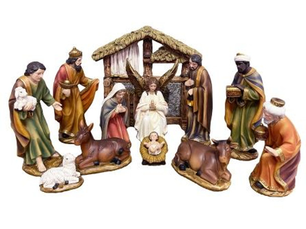 Nativity Set/Stable 12 pieces 30cm (NS10229)