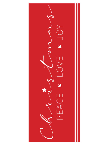 Christmas Bookmark: Peace Love Joy (BMX10210)