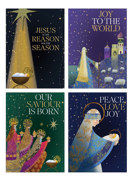 Budget Christmas Cards Pack 8 (CDX2083)