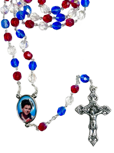 Rosary: Carlo Acutis - Glass 6mm (RX3423)
