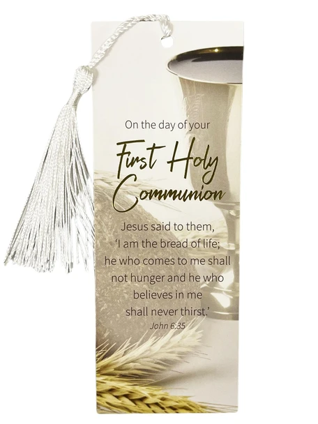Communion Bookmark with Tassel: First Holy Communion (BMC5145)