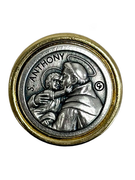 Car Plaque Bi-Colour: St Anthony (CP2911)