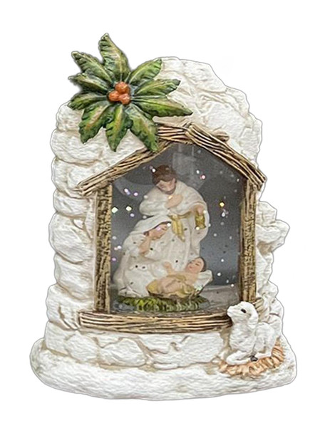 Nativity Water: Holy Family 9.3cm(NST10480)
