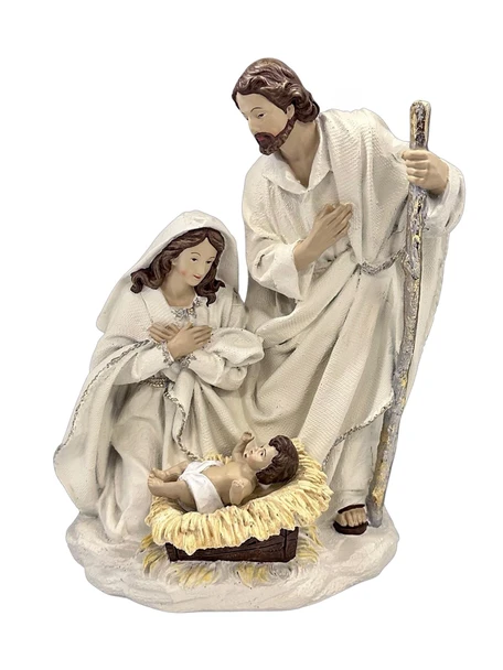 Holy Family Nativity Scene White (NST10416)