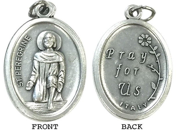 Silver Oxide Medal: St Peregrine (ME02228)