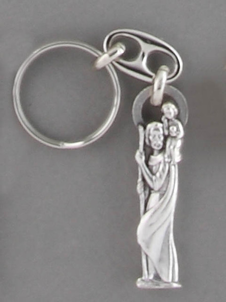 Keyring: St Chritopher Statuette (KR25955)