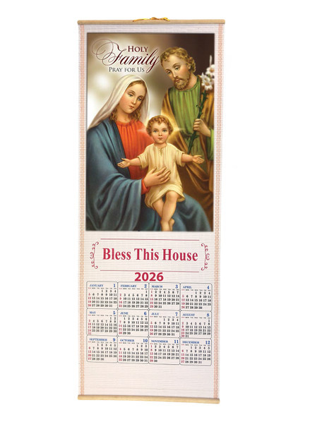 2026 Cane Wall Calendars: Holy Family (GECAL04)
