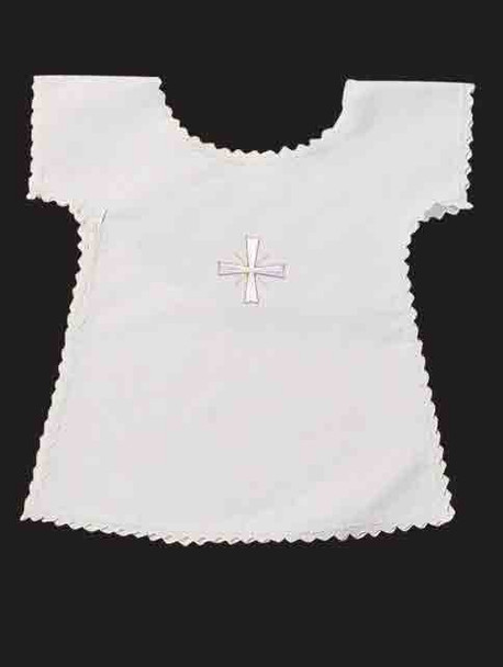 Baptismal Embroidered Bib Cross (VE9001)