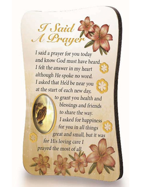 Magnet Plaque: I Said A Prayer (MG99737)