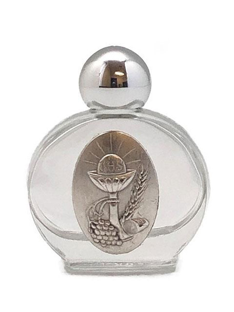 Glass Holy Water Bottle 12mL: Communion (GE8CO)