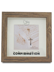 Motif Confirmation Frame: Confirmation with Dove Motif (PL30000) - Ark Religious Supplies P/L