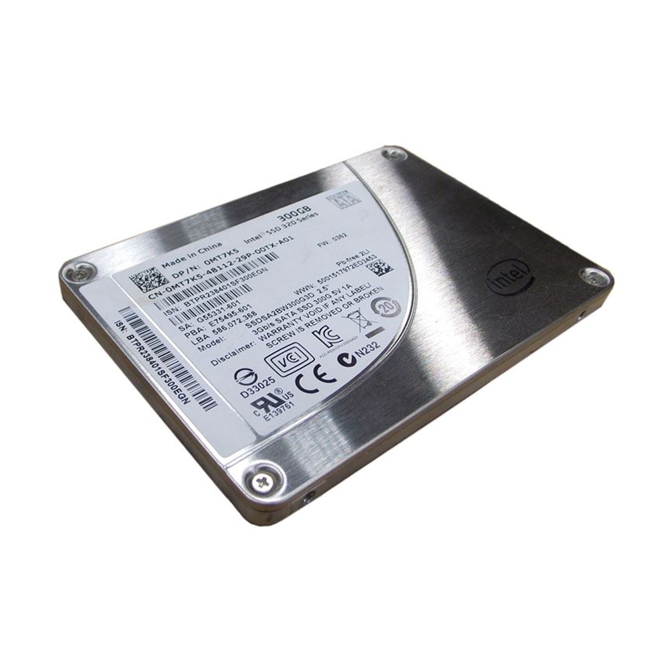 træ Erklæring Vedhæft til Dell MT7K5 Hard Drive 300GB SSD SATA 2.5"