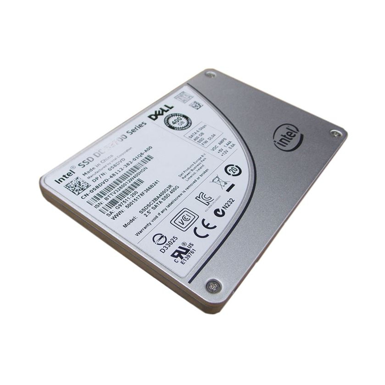 58DVD Hard 400GB SSD 2.5"