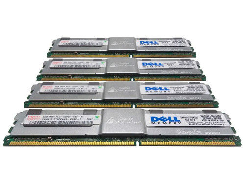 Dell TM143 Memory 16GB PC2-5300F 2Rx4 - 4 Pack