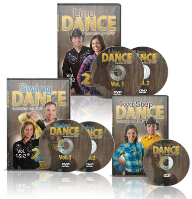Country Dance Lessons on DVD (5 Disc Set)