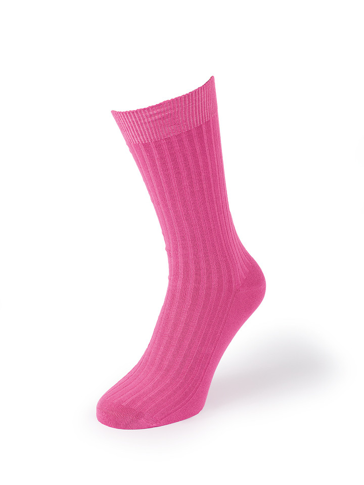 Men's Pink Luxury Bamboo Socks