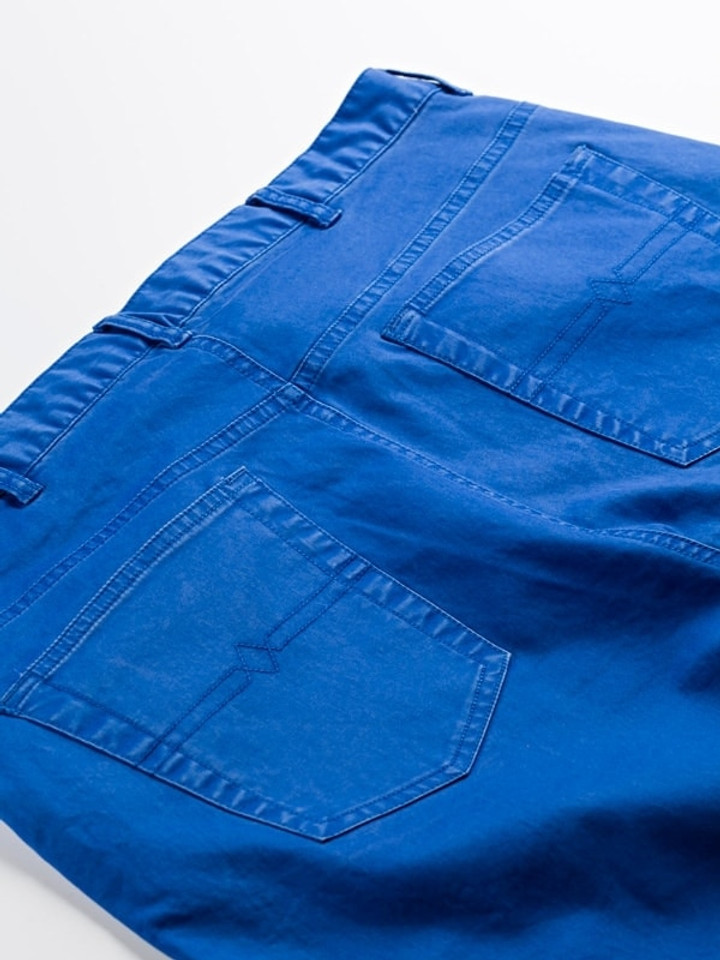 Men's Azure Blue Jeano Trousers Rear Pockets