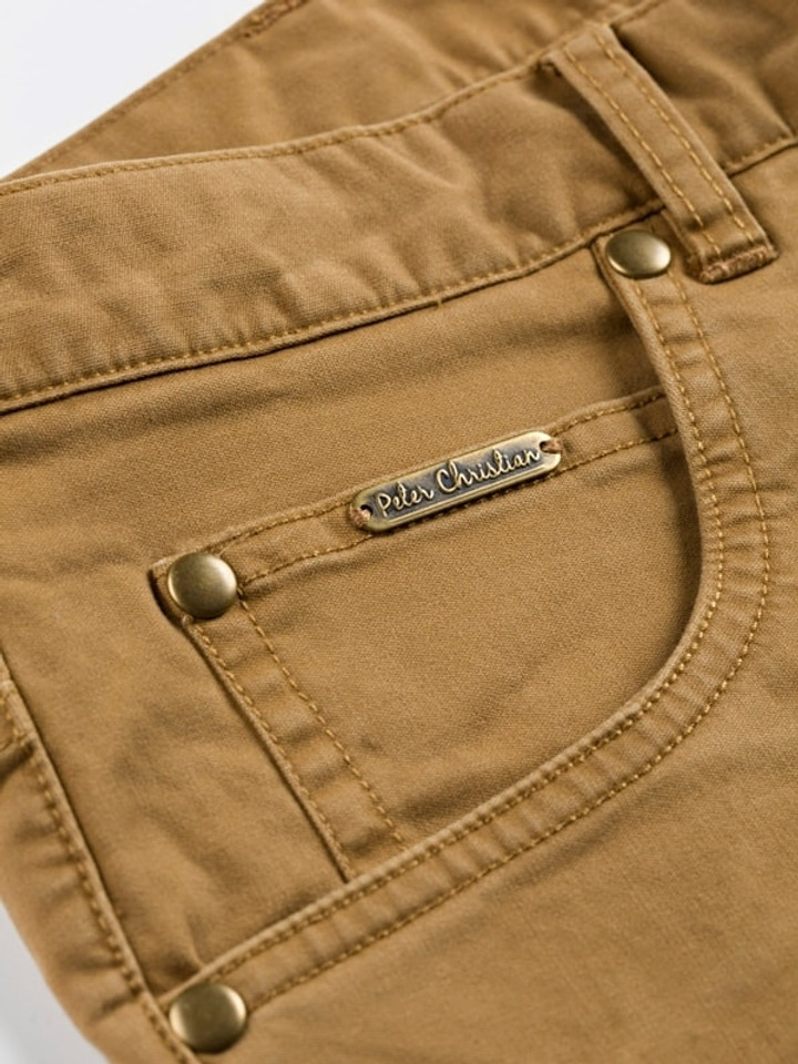 Men's Toffee Brown Jeano Trousers Pocket