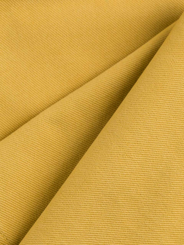 Men's Mustard Yellow Drill Jeans Fabric