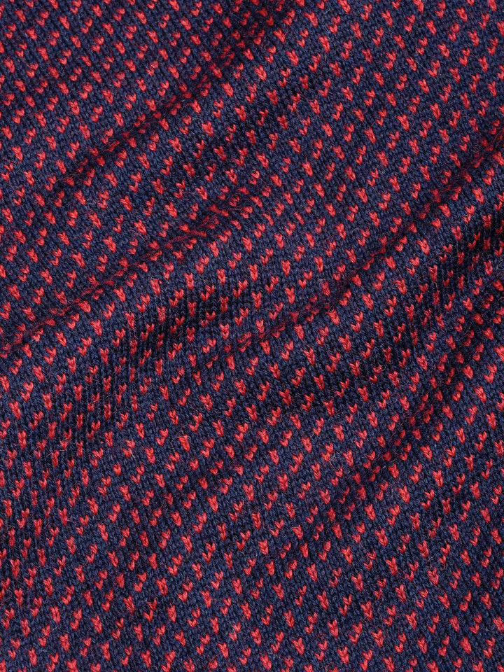 Red Norwegian Jumper Fabric