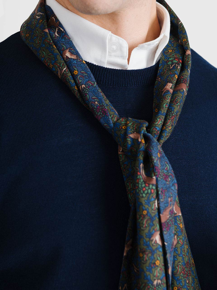 Navy Merino Crew Neck Jumper
