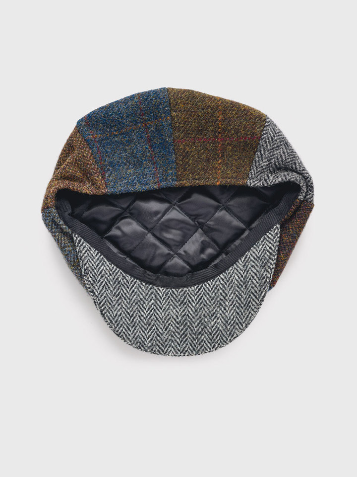 Patch Harris Tweed® Baker Boy Cap Inside