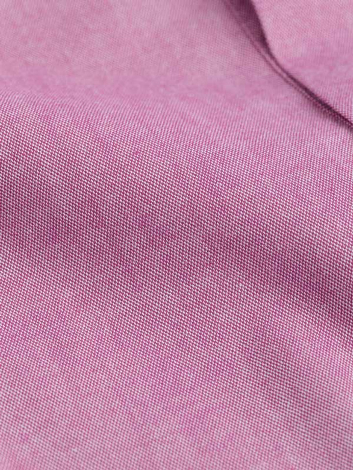 Close Up of Pink Short Sleeve Popover Shirt Fabric