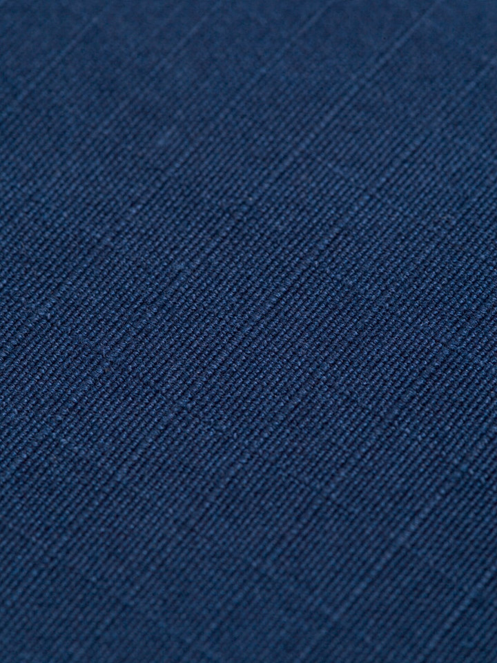 Men's Navy Blue Drawstring Waist Trousers Fabric