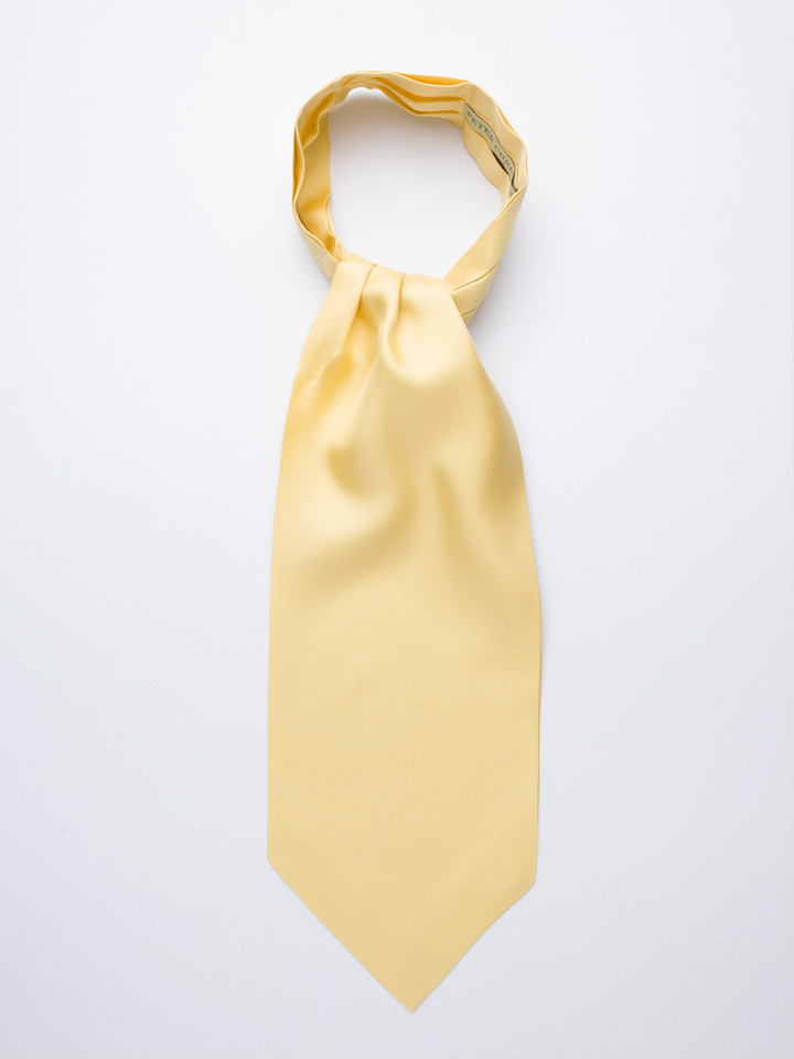Gold Plain Silk Cravat