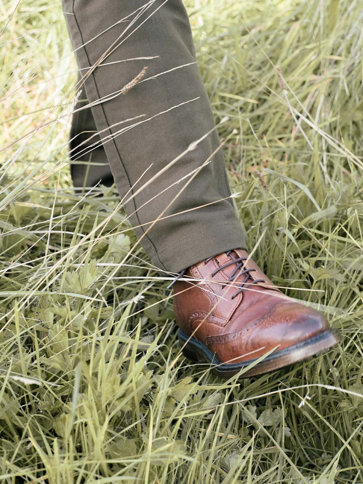 Lord Trousers' Look - Geox Brogue Style Boots