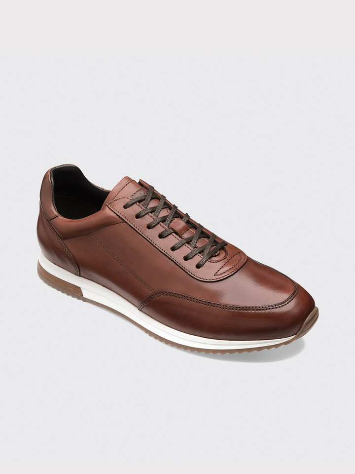 Men's Tan Brown Loake Bannister Trainer Laces
