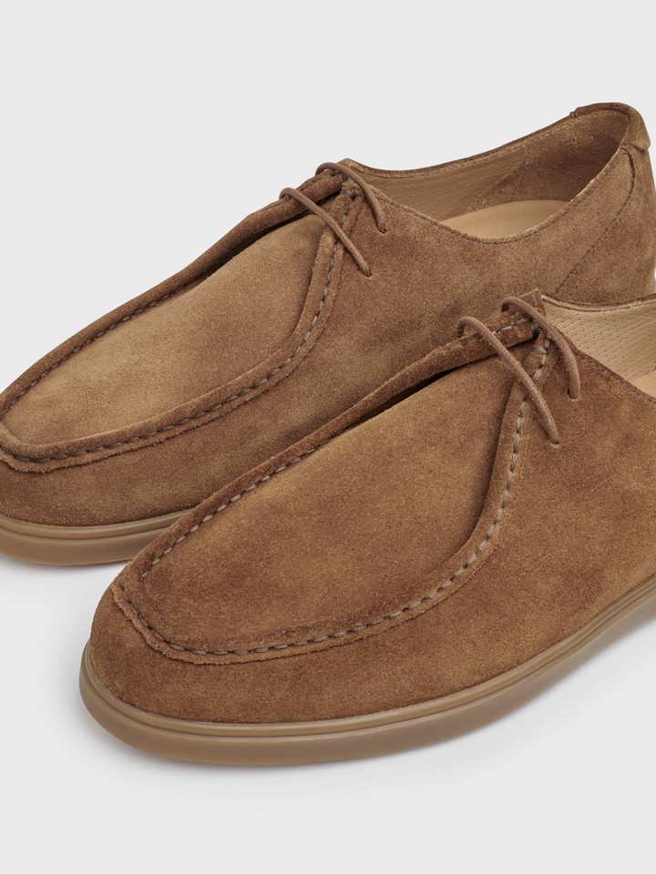 Arezzo Chestnut Loake Shoe Close up