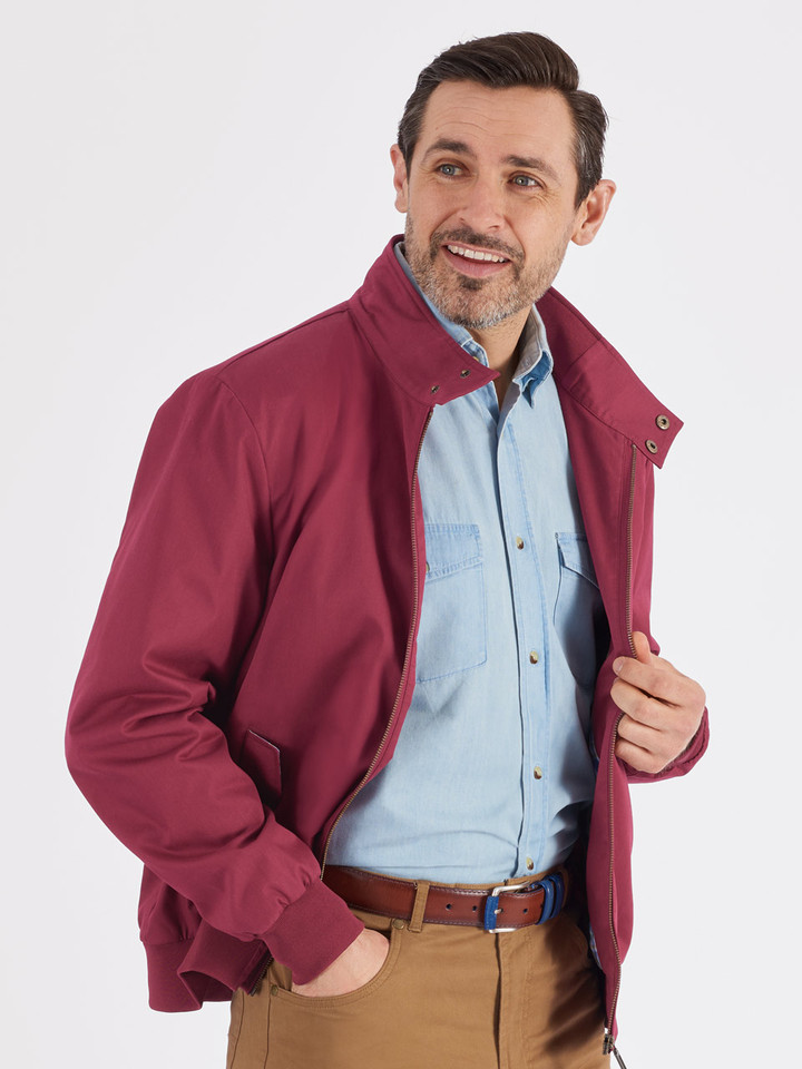 Harrington Jacket On Model