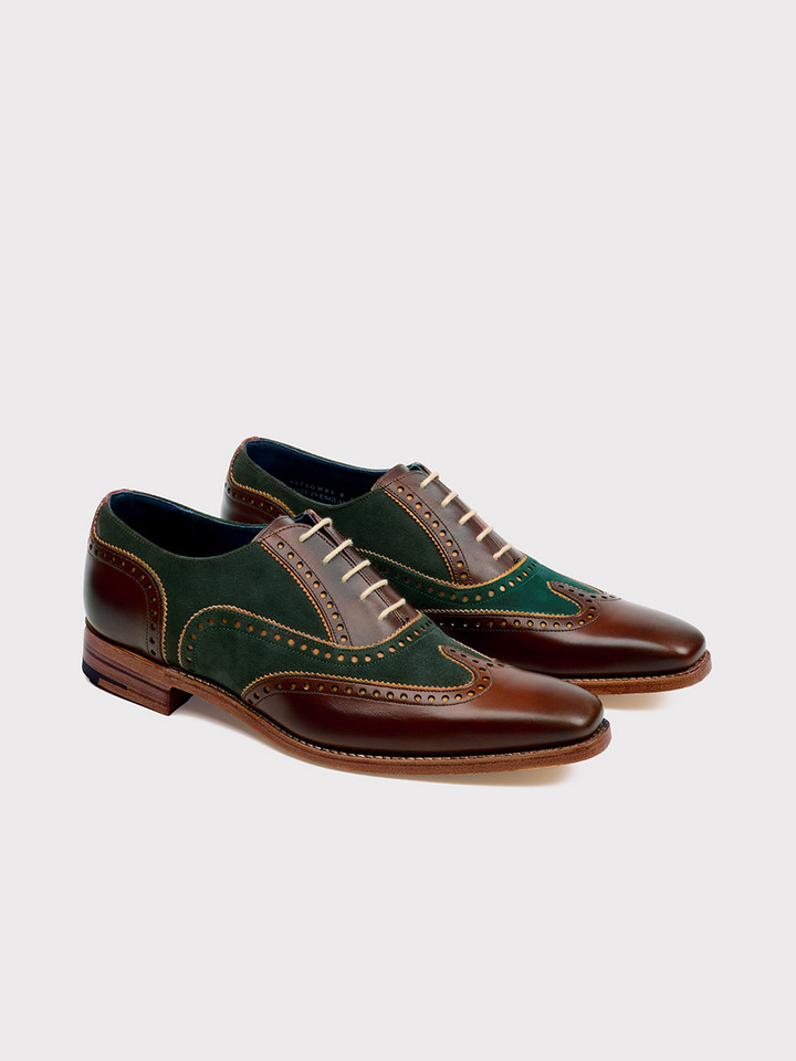 Brown & Green Spencer Shoe Toe