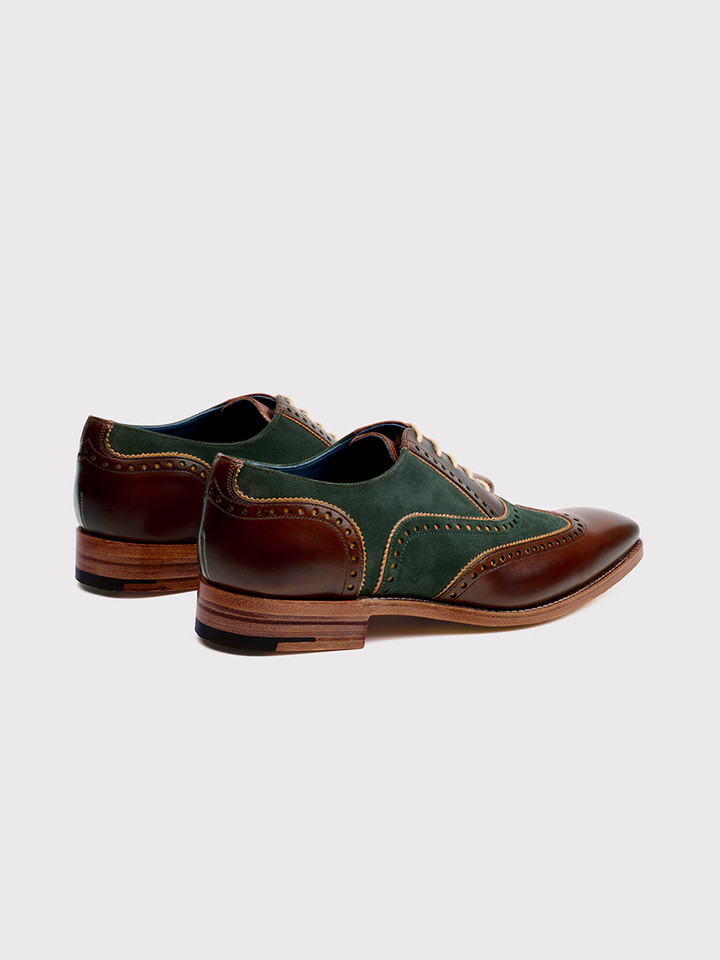 Brown & Green Spencer Shoe Heels