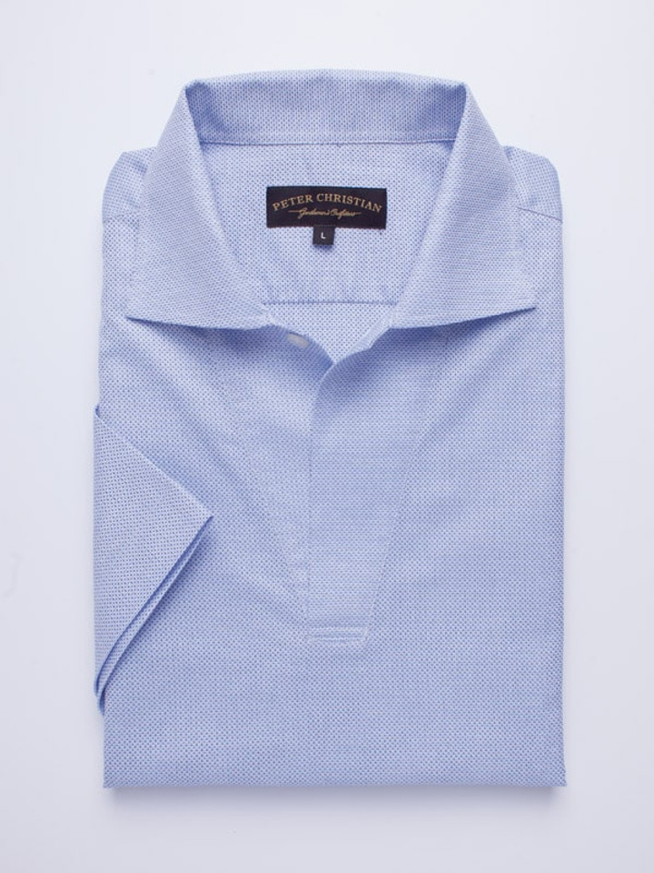 Sky Cuban Half Sleeve Shirt