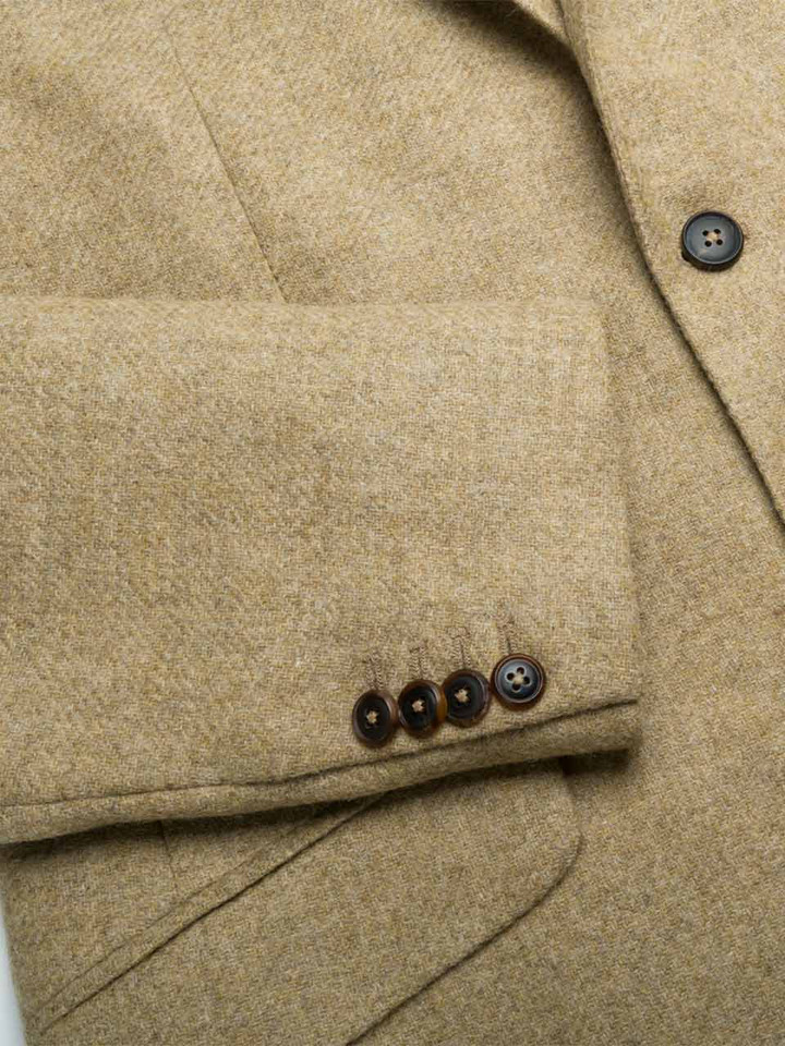 Barley Lightweight Tweed Jacket Cuff