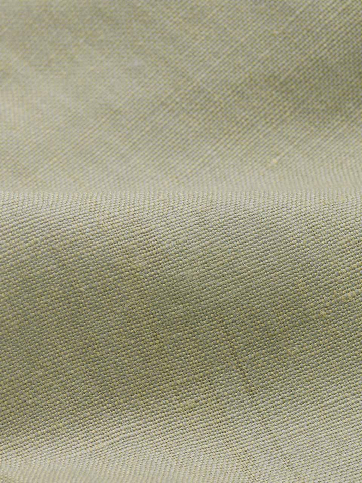 Mens Sage Linen and Wool Trousers Fabric