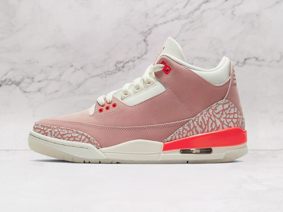 Air Jordan 3 Retro 'Rust Pink' – Women's Exclusive in Soft Pink Nubuck