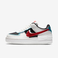 Air Force 1 Shadow Bleached Aqua Chile Red