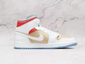 Air Jordan 1 Mid SE 'Sesame' – Stylish Neutral with Vibrant Accents