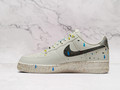 Nike Air Force 1 LV8 'Paint Splatter' – Artistic White and Sail Design Nike Air Force 1 LV8 'Paint Splatter' – Artistic White and Sail Design