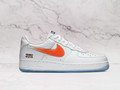 Nike Air Force 1 Low Kith Knicks Home – White Leather Upper with Orange and Blue Swooshes Nike Air Force 1 Low Kith Knicks Home – White Leather Upper with Orange and Blue Swooshes