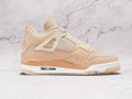 Air Jordan 4 Retro 'Shimmer' – Elegant Suede and Metallic Design