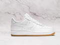 Nike Air Force 1 '07 'White Gum' – White Leather Upper with Gum Rubber Outsole Nike Air Force 1 '07 'White Gum' – White Leather Upper with Gum Rubber Outsole