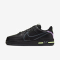 Air force 1 React Black violet star