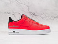 Nike Air Force 1 LV8 Double Air Red – Laser Crimson Upper with Layered Swoosh Logos
