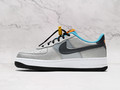 Nike Air Force 1 'Sky Nike' – Metallic Silver and Black Design Nike Air Force 1 'Sky Nike' – Metallic Silver and Black Design