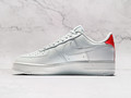 Nike Air Force 1 Low 'Split' White Red – Unique Design with Crimson Overlays Nike Air Force 1 Low 'Split' White Red – Unique Design with Crimson Overlays